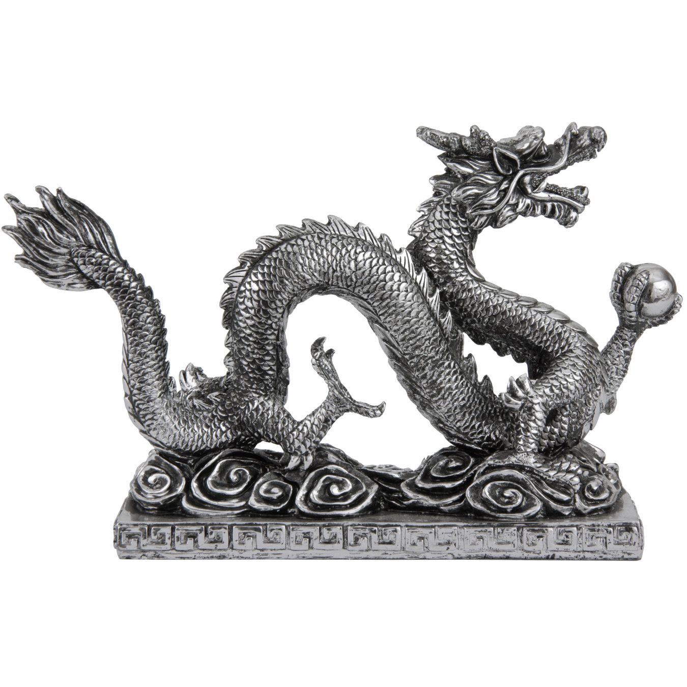 12&quot; Chinese Dragon Statue - OrientalFurniture.com