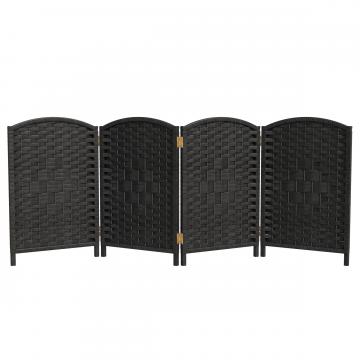 2 ft. Short Diamond Weave Fiber Folding Screen