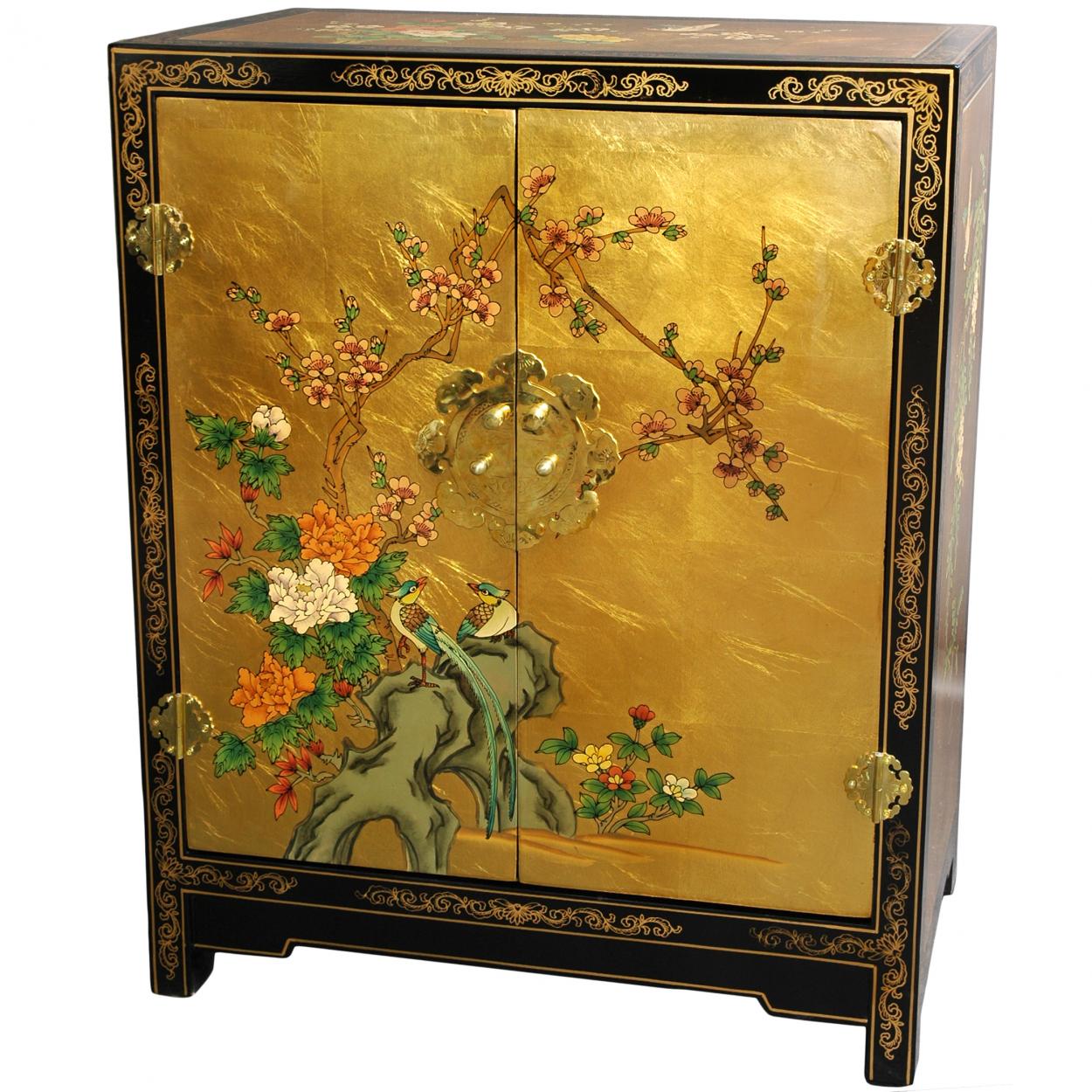 Chinese store lacquer cabinet