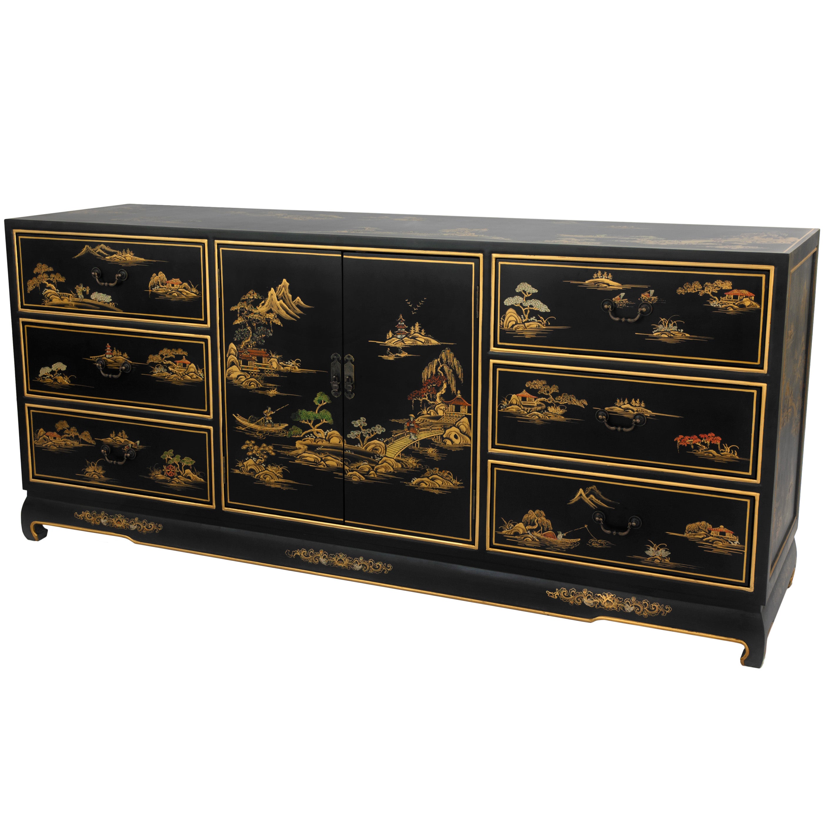 Buy Black Lacquer Dresser Online (LCQ-BR-HA21-02 ...