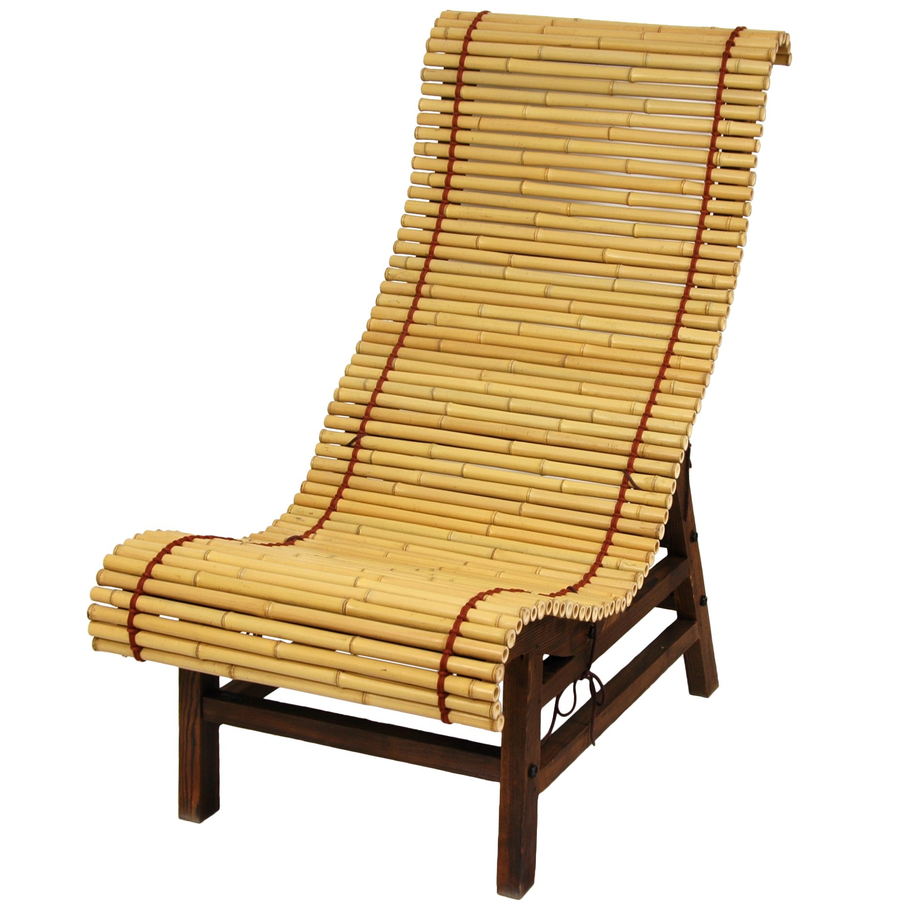 Buy Curved Japanese Bamboo Lounge Chair Online (WD99091) | Satisfaction