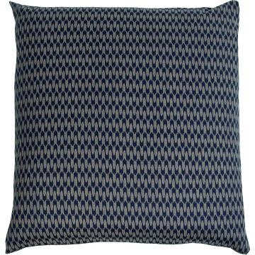 Zabuton Pillow - Navy Ya Gasuri